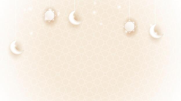 Luxury soft background with soft moons and stars design. Good template for religion event design. islamic background template vector