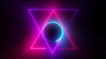 Magic neon sign video