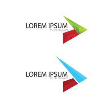 Geometric Arrow Emblem with Clean Lines and Futuristic Design Elements vector