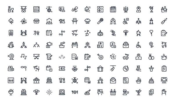 creativo evento planificación icono haz creando evento administración aplicaciones, Planificación herramientas, y organizador tableros vector