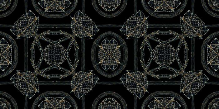 Art Deco Gold Line Abstract Background. pattern ornate. Luxury Woven Gold and Black Fabric Pattern. Minimalist Abstract Art Deco Design. abstract Gold Line Tile seamless pattern vector