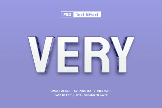 morbido pastello a tema 3d testo effetto con pulito semplice stile. ideale per minimo il branding calma immagini moderno layout e dolce design temi. psd