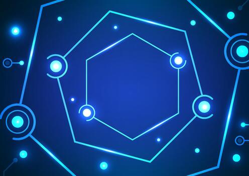 Digital technology circuit background. Business electronic computer data concept. Design for futuristic network system and machine learning. vector