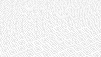 vit och svart Färg 3d kub enkel geometrisk sömlös bakgrund för annons och företag ändamål video