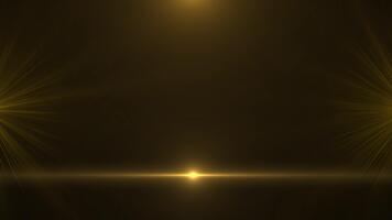 gyllene Färg 3d bakgrund med tom Plats tilldela vinnande och fest firande slinga kapabel bakgrund video