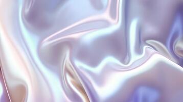 animering av overkligt tyg ark böjning och hopfällbar i noll allvar, trogen metallisk bakgrund 1 video