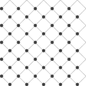 un sin costura modelo negro y blanco modelo con pequeño cuadrícula vector