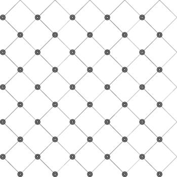 un negro y blanco modelo con cuadrícula sin costura modelo vector