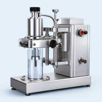 Industrial bottling and corking machine for efficient beverage packaging solutions photo