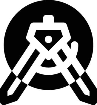 Android, Studio, Programming Glyph Solid Icon vector