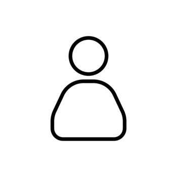 un minimalista línea dibujo representando un genérico humano cifra, adecuado para usuario perfiles o identificación. vector