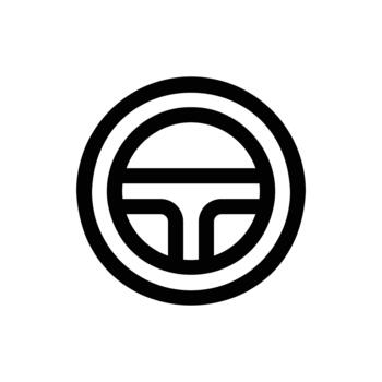 sencillo negro contorno icono de un juego controlador. vector