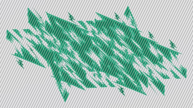 Abstract Green Sharp Geometric Lines Pattern with Diagonal Stripes for Jersey Design and Sportwear Background vector