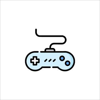 Game Controller Icon Game Console Joystick Illustration, technology vector