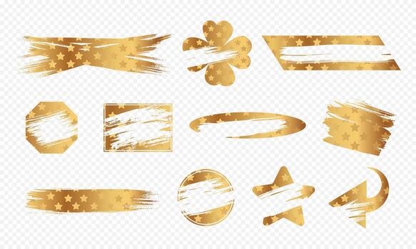 Instant scratch off lottery win card ticket shapes set with scrape textures effect template marks illustration. vector