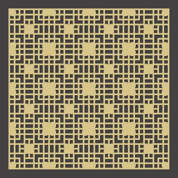 geométrico marcador modelo para láser cortar manualidades con papel vector