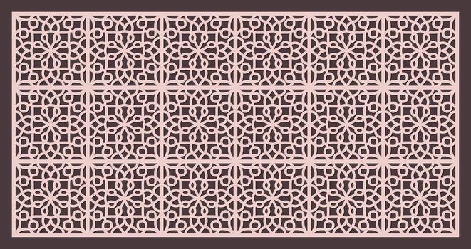 Intricate geometric pattern design vector