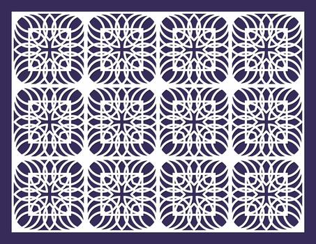 Intricate geometric pattern design vector