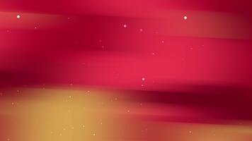 elegant abstrakt animering terar en slät röd och gyllene lutning med mjukt rör på sig partiklar. video