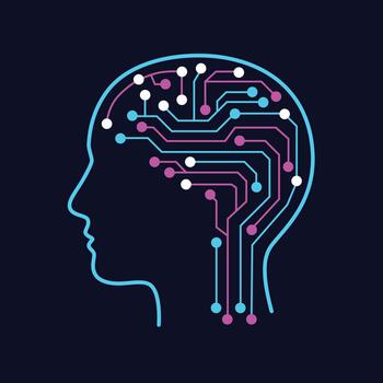 innovador neural circuito tecnología solución vector