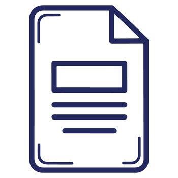 sencillo documento contorno ilustración para negocio presentaciones y diseño plantillas y financiero informes y académico documentos vector