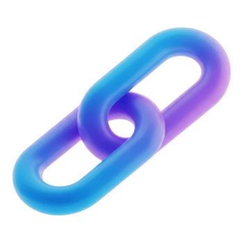 3d interpretazione di un' collegamento isolato su trasparente sfondo per ragnatela design png