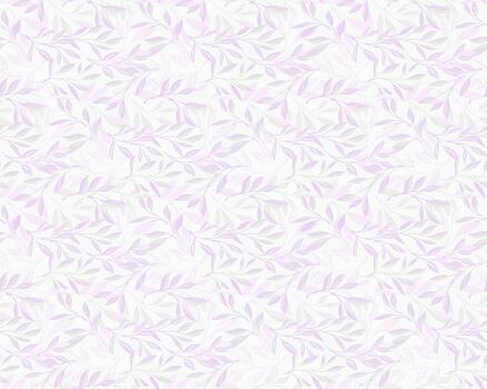 sin costura modelo con delicado pastel hojas en suave lila y menta tonos en un ligero antecedentes. elegante botánico diseño para tela, envase, y fondo de pantalla vector