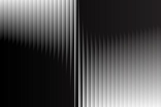 Abstract Monochrome Background with Dramatic Black and White Vertical Stripe Gradient and Geometric Pattern vector