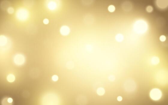 Golden Bokeh Light Background with Soft Warm Glow Effect, Abstract Luxury Blur Design for Celebration and Elegant Style, Background decoration vector