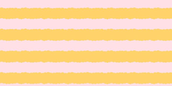 pastel stripe pattern with wavy edges pink and yellow decorative lines for backgrounds, textiles, wrapping vector