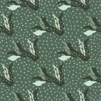 resumen hoja modelo con verde tonos, naturaleza inspirado diseño vector