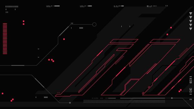 resumen tecnología retro futurista y ciencia ficción antecedentes con cyberpunk estilo diseño vector