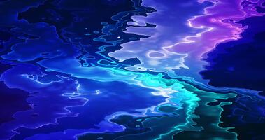 brillante, suavemente fluido contornos crear un resumen mapa o orgánico modelo. sin costura bucle animación. el dinámica textura con un brillante efecto crea un atmósfera de fantasía y magia.1112 video