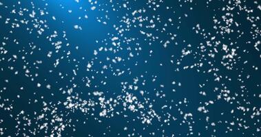 en ström av talrik små partiklar skapar de illusion av snöfall eller en meteor dusch. sömlös looping animering..11115 video