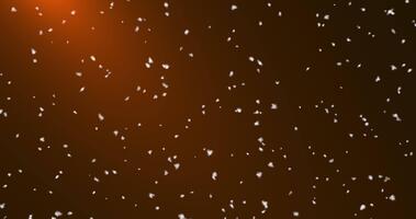 A stream of numerous small particles creates the illusion of snowfall or a meteor shower. Seamless looping animation..11113 video