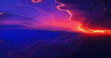 Glowing, smoothly flowing contours create an abstract map or organic pattern. Seamless looping animation. The dynamic texture with a glowing effect creates an atmosphere of fantasy and magic.1119 video