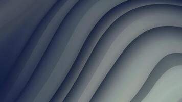 astratto turbinii di morbido grigio e in profondità blu creare un' sereno e elegante visivo Esperienza video
