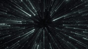 kosmisk lampor i Plats rörelse bakgrund slinga animerad video