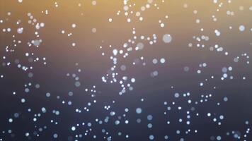 elegant skimrande partiklar dansa tvärs över en lutning bakgrund, perfekt för tillsats en Rör av magi och raffinemang till några kreativ projekt video
