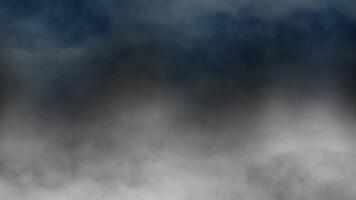 Endless smoke explosion from both sides loop animation with realistic particle motion on black background video