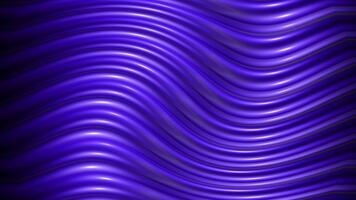 ondulado lustroso 3d fundo animação com fluido metálico superfície e abstrato movimento projeto, luxo futurista ciclo para digital visuais. video