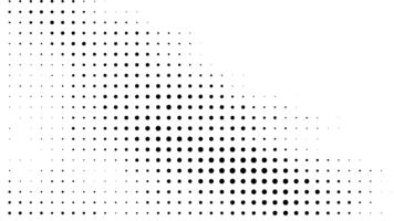 Abstract black and white dot halftone pattern moving stop motion animation background loop video