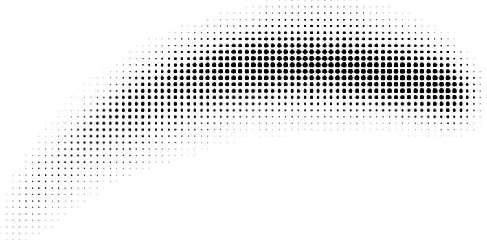 Halftone dot pattern creating an abstract background texture vector