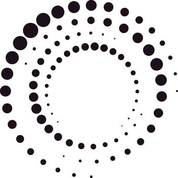 resumen espiral puntos formando un dinámica datos fluir vector