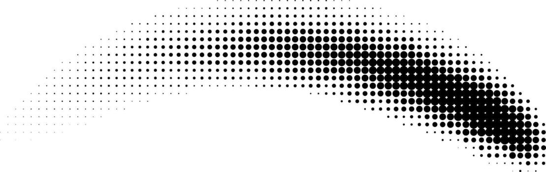 Halftone dot pattern creating abstract gradient background vector