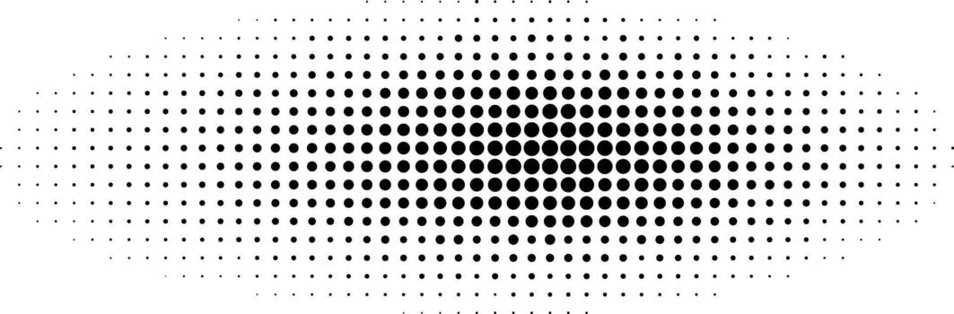 Halftone dot pattern creating an abstract gradient effect vector