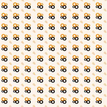 pattern with abstract circles isolated on white background for textile design vector