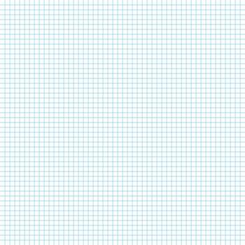 Precision millimeter graph paper for technical studies in educational settings. This geometric grid pattern works well for school backgrounds, notebook pages, and diary textures as an abstract vector