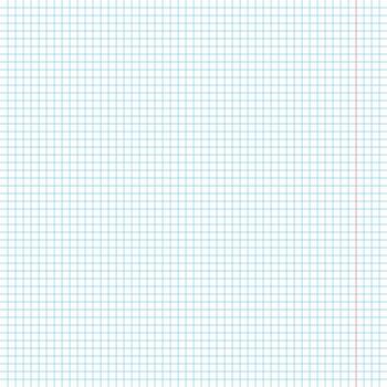 Millimeter graph paper with precise lining for technical education and study. This geometric background is suitable for school textures, notebooks, and diaries, presented as an abstract paper grid vector