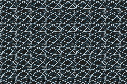 Seamless pattern with abstract atom vector